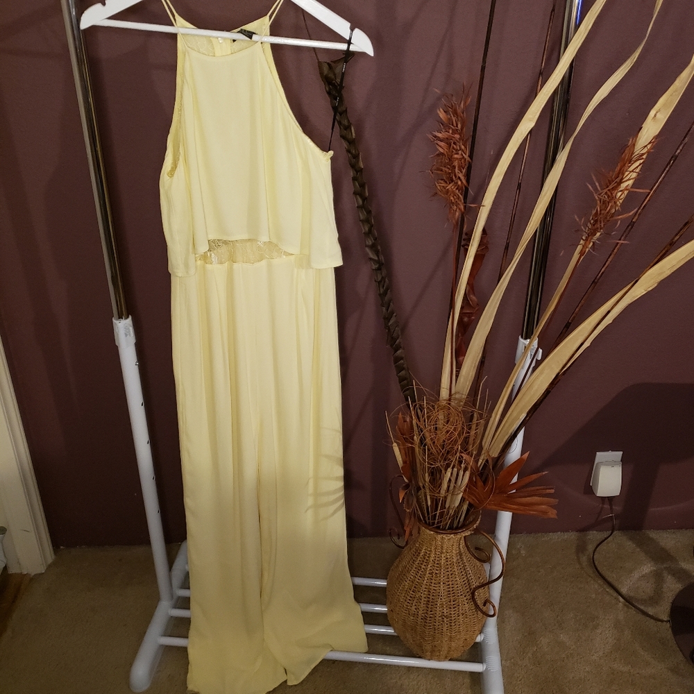 Yellow Forever 21 Jumpsuit